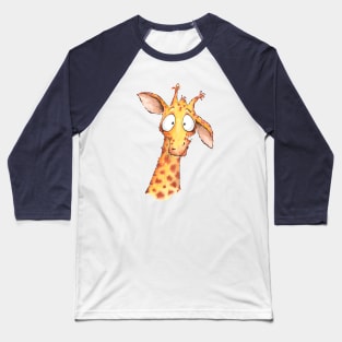 Funny Giraffe Baseball T-Shirt